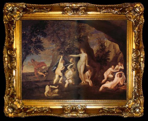 framed  Albani Francesco Acteon metamorphose en cerf, ta009-2